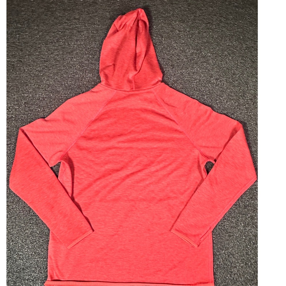 Nike Dri-FIT Hoodie Kids Large Coral/Orange Heathered Gold Swoosh  Sweatshirt - Picture 2 of 5